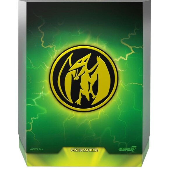 Mighty Morphin Power Rangers ULTIMATES! Pink Ranger Action Figure by SUPER7 MINT - Picture 4 of 12